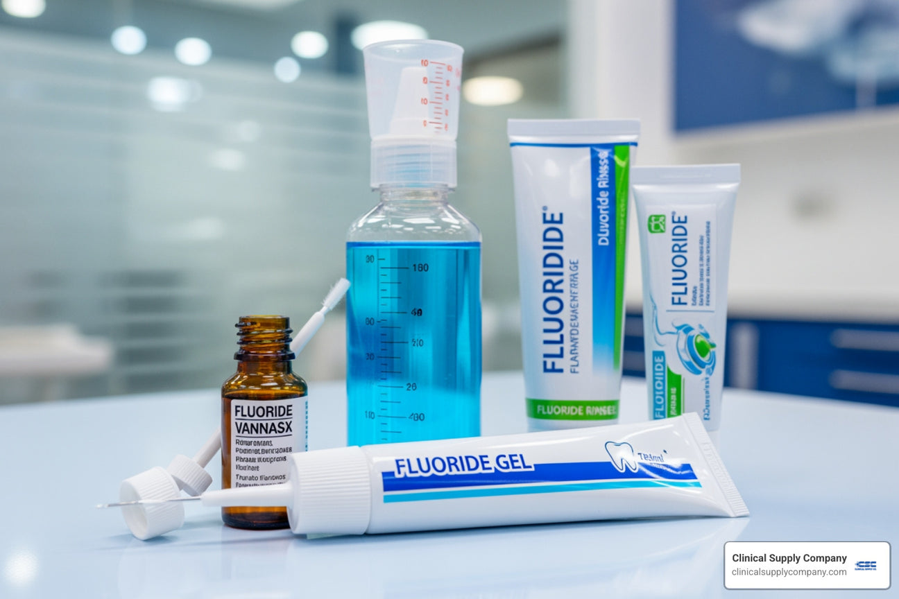 From Gels to Varnishes: Everything You Need to Know About Dental Fluoride - Clinical Supply Company