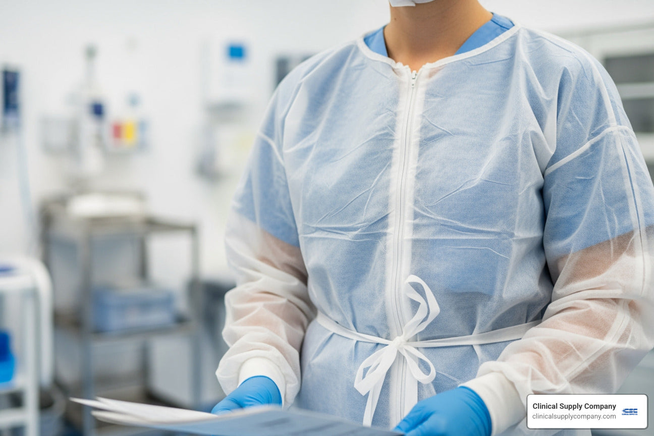 Gown Up Right: A Roundup of the Best White Disposable Isolation Gowns - Clinical Supply Company