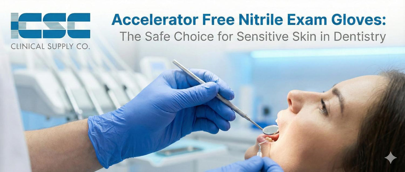 Accelerator Free Nitrile Exam Gloves The Safe Choice for Sensitive Skin in Dentistry