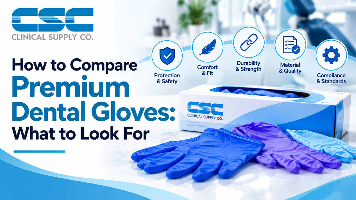 How to Compare Premium Dental Gloves: What to Look For