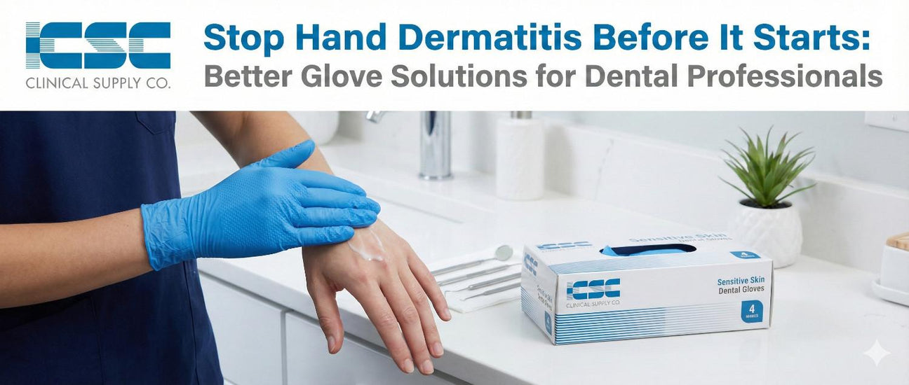 Stop Hand Dermatitis Before It Starts: Better Glove Solutions for Dental Professionals