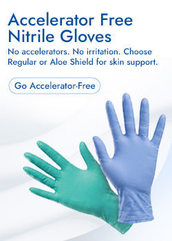 Accelerator Free Nitrile gloves - Clinical Supply Company