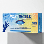 Posi-Shield Advanced™ Low Dermatitis Nitrile: Violet Blue Exam Gloves for Sensitive Skin, 200 per box