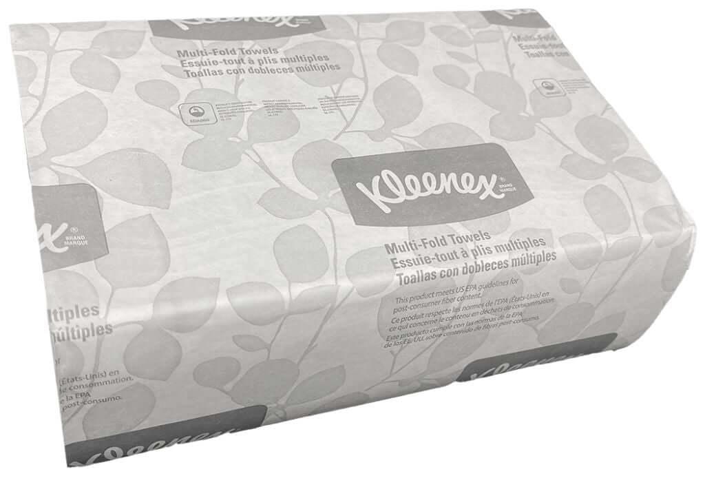 Kleenex Deluxe Multi-fold Towels, White, 2400 towels per case - Clinical Supply Company