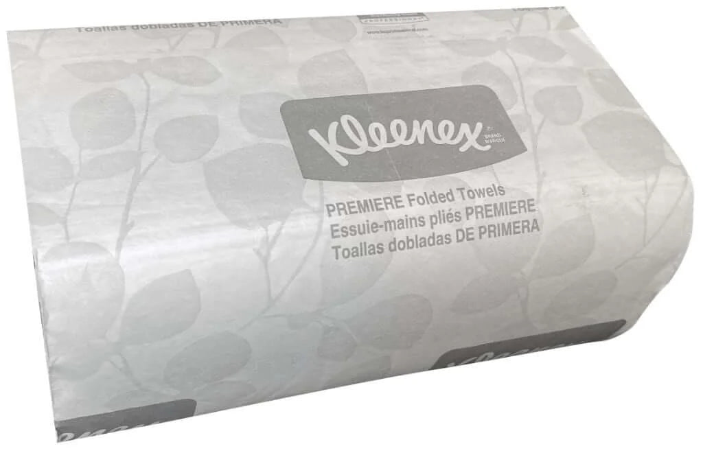 Kleenex White Scottfold Towels, 9.4" x 12.4", 3000 Towels Per Case