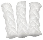 1-1/2" x 3/8" Non-Sterile Braided Cotton Rolls, Box of 2000