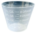1 oz. Medicine/Mixing Cups - Clear Plastic, Sleeve of 100