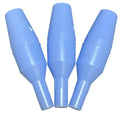 Crosstex Safe-Flo Valves, Blue, 100 valves per package
