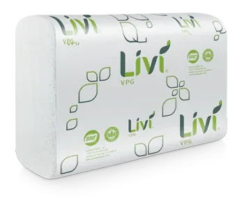 Livi VPG MultiFold Towel, White, 250 per pack, 16 packs per case