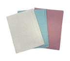 Crosstex Chain-Free Econoback Sani-Tab Patient Towels 2 Ply + Poly, 400 Per Case