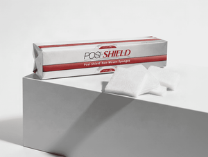 SAMPLE OF Posi-Shield® 2X2 Non-Woven Sponges, 4-Ply Non-Sterile, 200 Per Sleeve