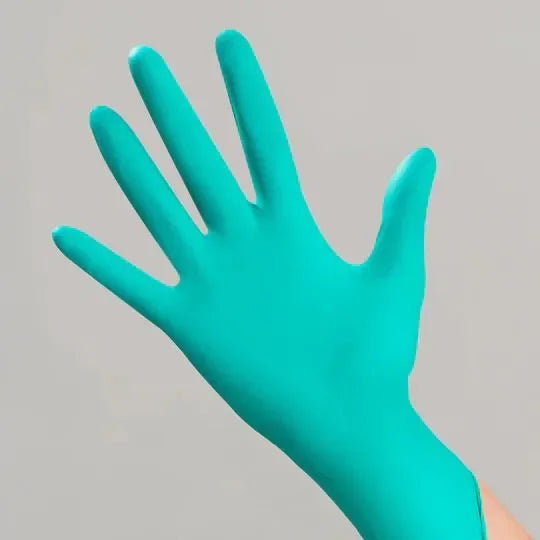 Posi-Prene® Vibrant Green: Powder/Latex-Free Polychloroprene Exam Gloves, 100 per box - Clinical Supply Company