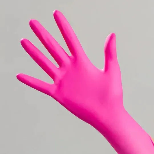 Posi-Prene® Pink Perfection: Powder/Latex-Free Polychloroprene Exam Gloves, 100 per box - Clinical Supply Company