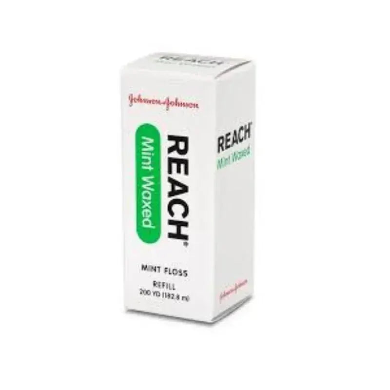 REACH Floss, Refill, Mint Waxed, 200 yrds, 1 refill per package