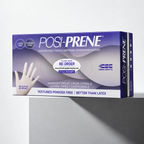 Posi-Prene® White Wonder: Powder/Latex-Free Polychloroprene Comfort Exam Gloves, 100 per box