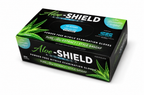 Aloe-SHIELD Advanced® Low Dermatitis: Aloe-Infused Green Nitrile Exam Gloves, 200 per box