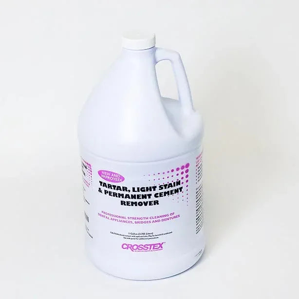 Crosstex Dental Implant Tartar and Stain Remover, biodegradable, 1 Gallon Bottle/3.785L - Clinical Supply Company
