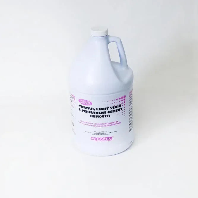 Crosstex Dental Implant Tartar and Stain Remover, biodegradable, 1 Gallon Bottle/3.785L - Clinical Supply Company
