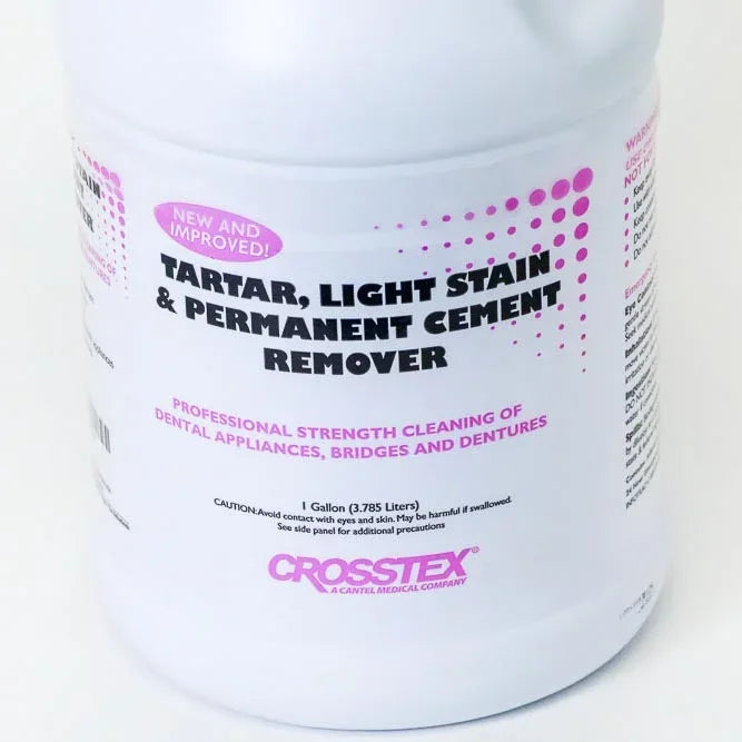Crosstex Dental Implant Tartar and Stain Remover, biodegradable, 1 Gallon Bottle/3.785L - Clinical Supply Company