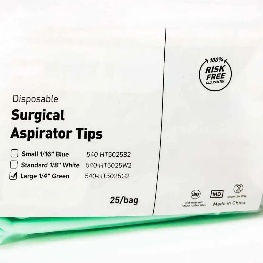 DHP Surgical Aspirator Tips Large 1/4