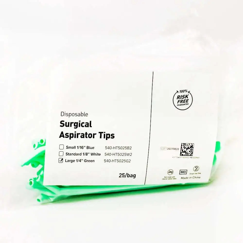 DHP Surgical Aspirator Tips Large 1/4