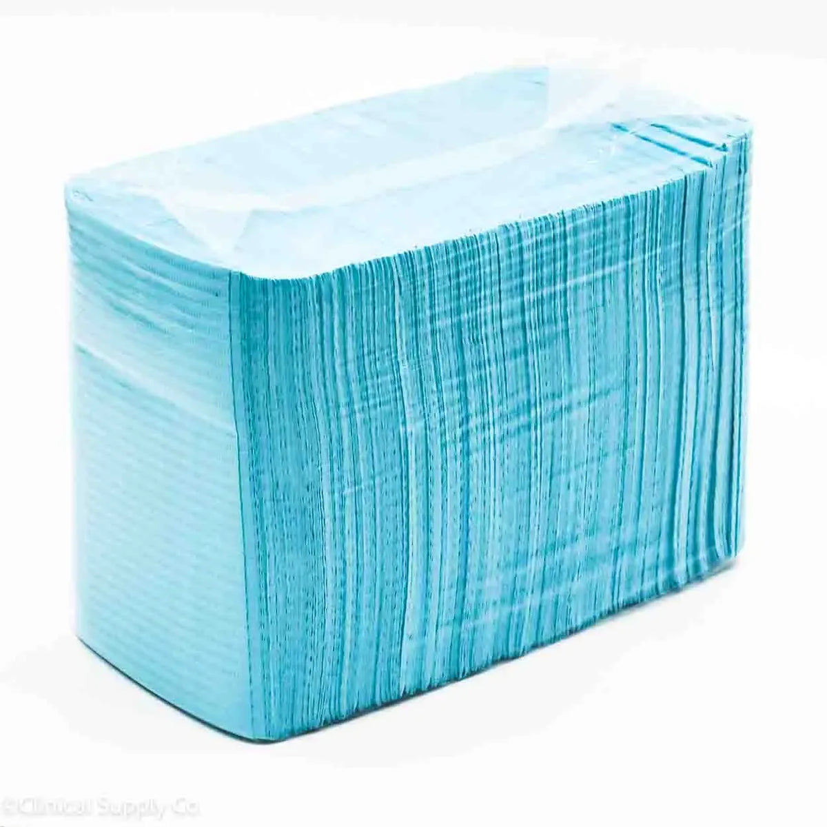 Posi-Guard® 2-Ply+Poly back Dental Bibs - 500 Bibs per Case in Green, Silver, Lavender or Blue, Unbeatable Quality - Clinical Supply Company