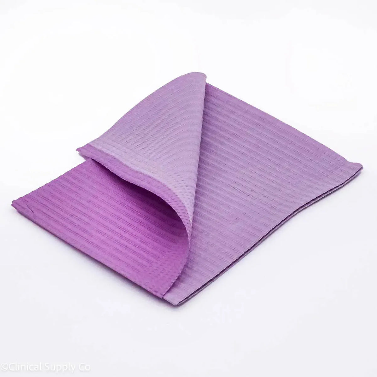 Posi-Guard® 2-Ply+Poly back Dental Bibs - 500 Bibs per Case in Green, Silver, Lavender or Blue, Unbeatable Quality - Clinical Supply Company