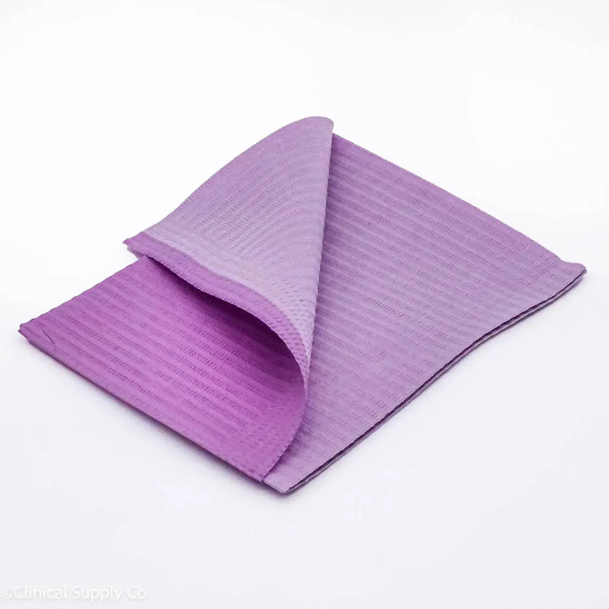 Posi-Guard® 2-Ply+Poly back Dental Bibs - 500 Bibs per Case in Green, Silver, Lavender or Blue, Unbeatable Quality - Clinical Supply Company