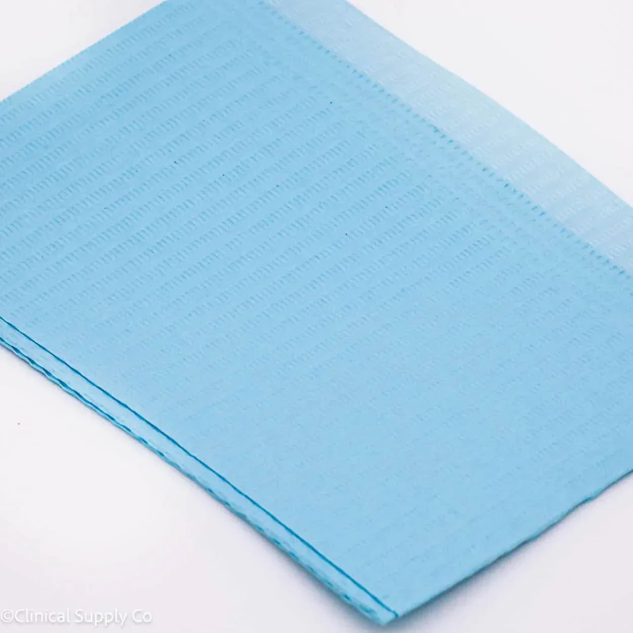 Posi-Guard® 2-Ply+Poly back Dental Bibs - 500 Bibs per Case in Green, Silver, Lavender or Blue, Unbeatable Quality - Clinical Supply Company