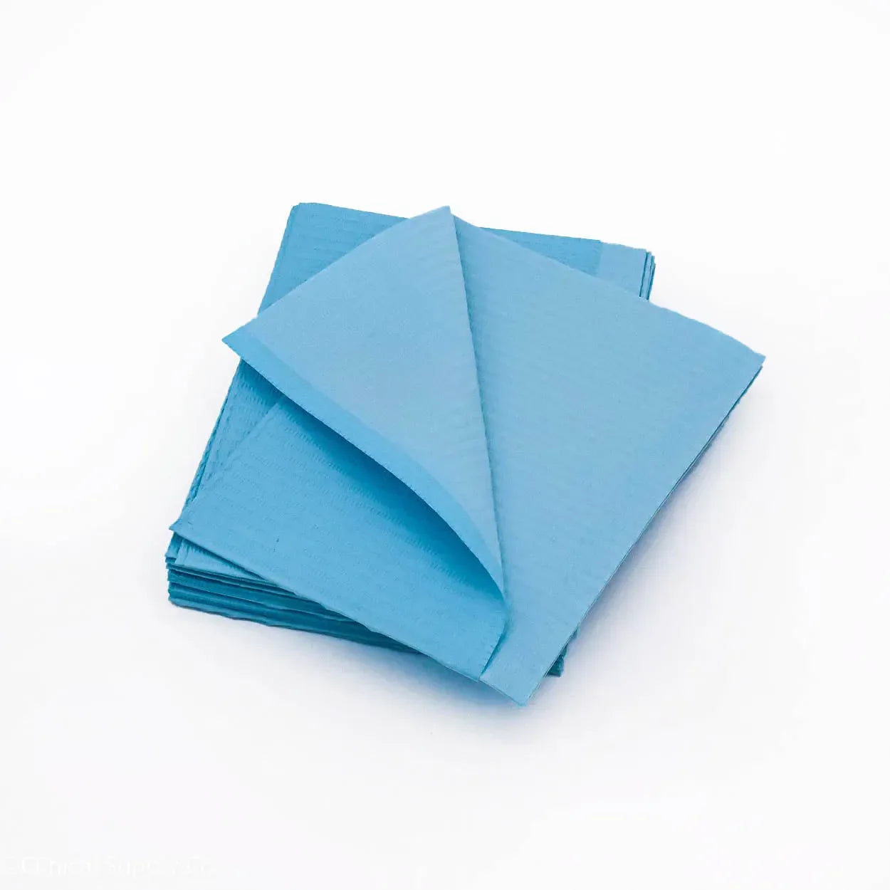 Posi-Guard® 2-Ply+Poly back Dental Bibs - 500 Bibs per Case in Green, Silver, Lavender or Blue, Unbeatable Quality - Clinical Supply Company