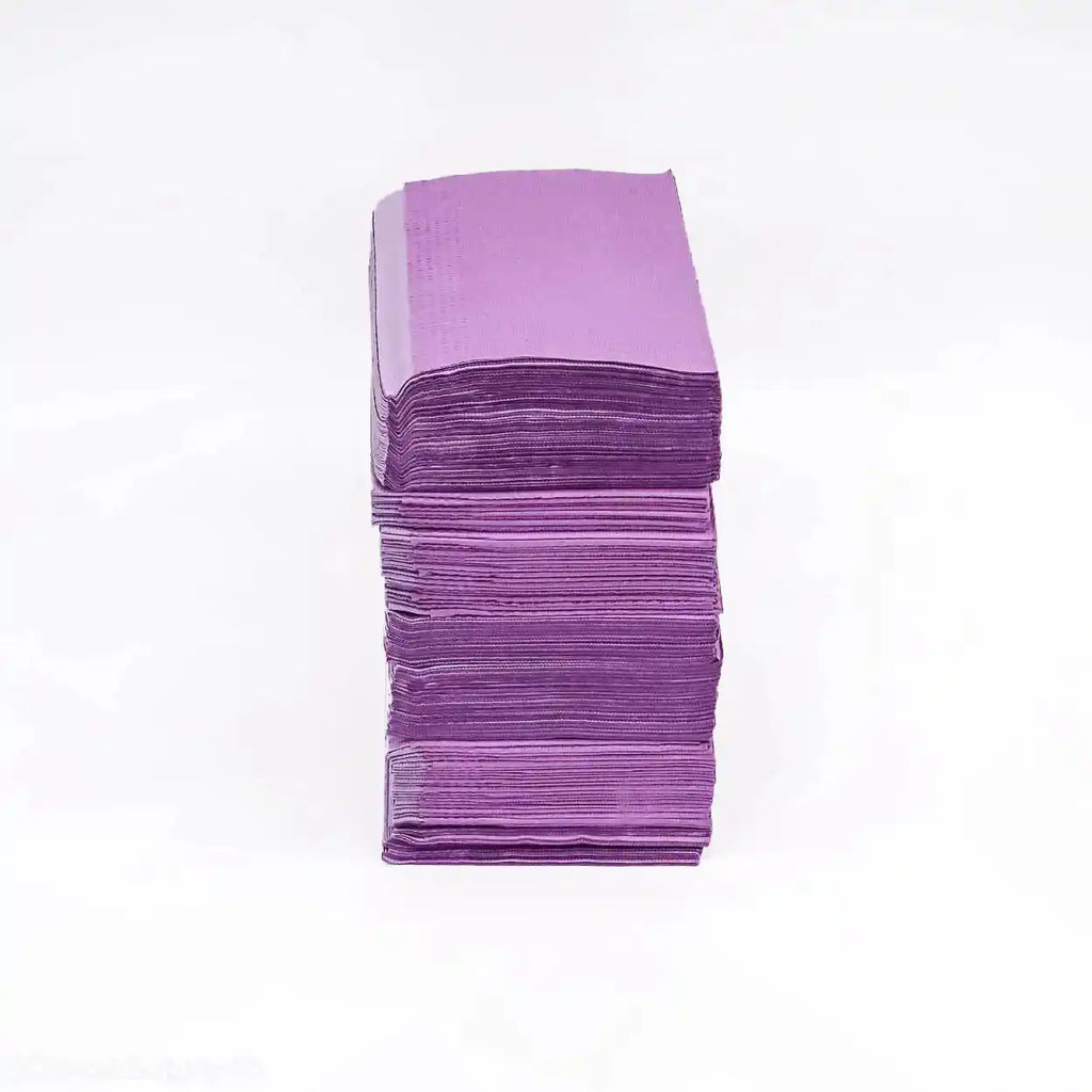Posi-Guard Plus™ 3-Ply+Poly Back Dental Bibs - 500 Bibs per Case in Green, Dusty Rose, Blue, or Lavender, Unbeatable Quality - Clinical Supply Company