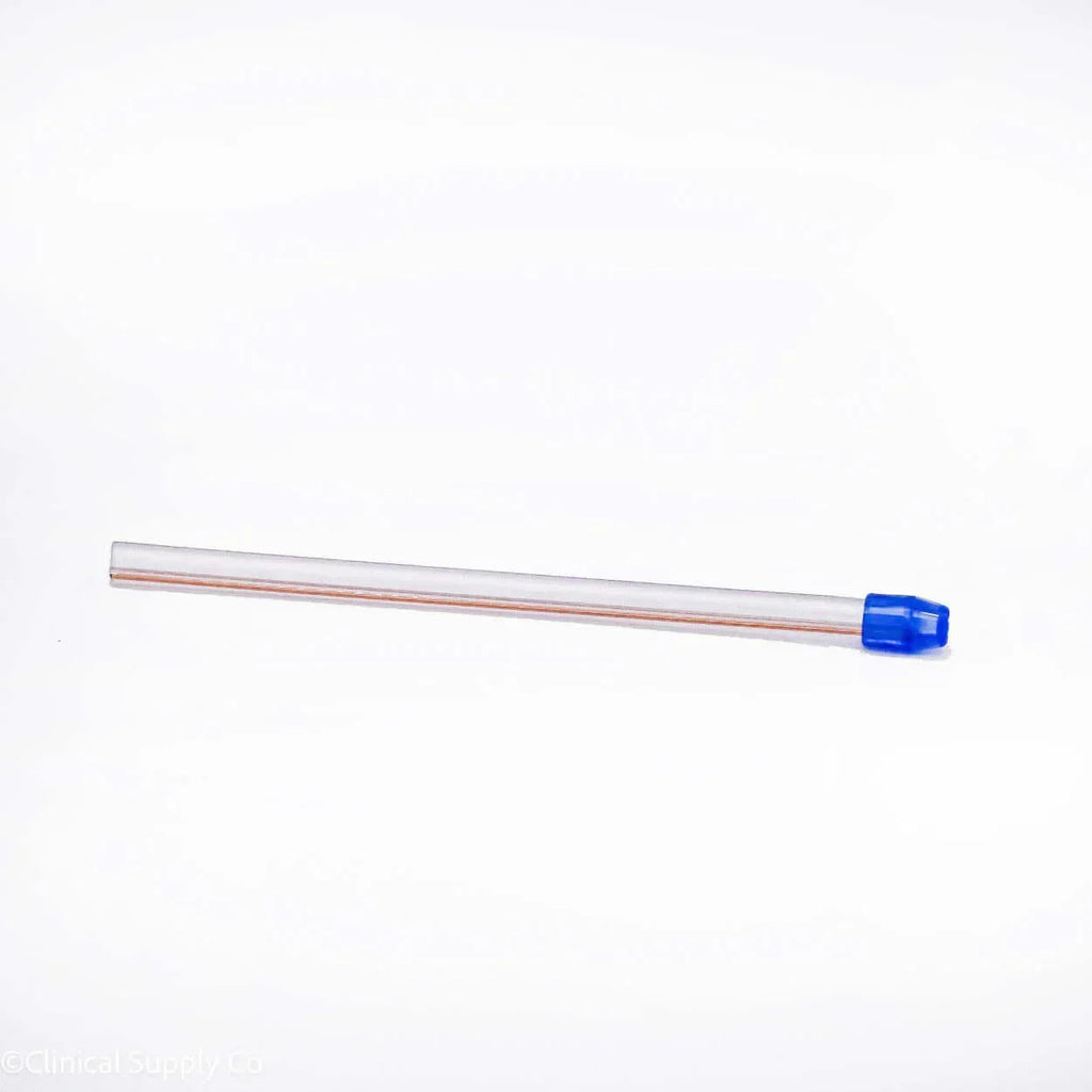 Posi-Shield® Saliva Ejectors, Clear with Blue Tip, 100 per bag, 20-Bags per case