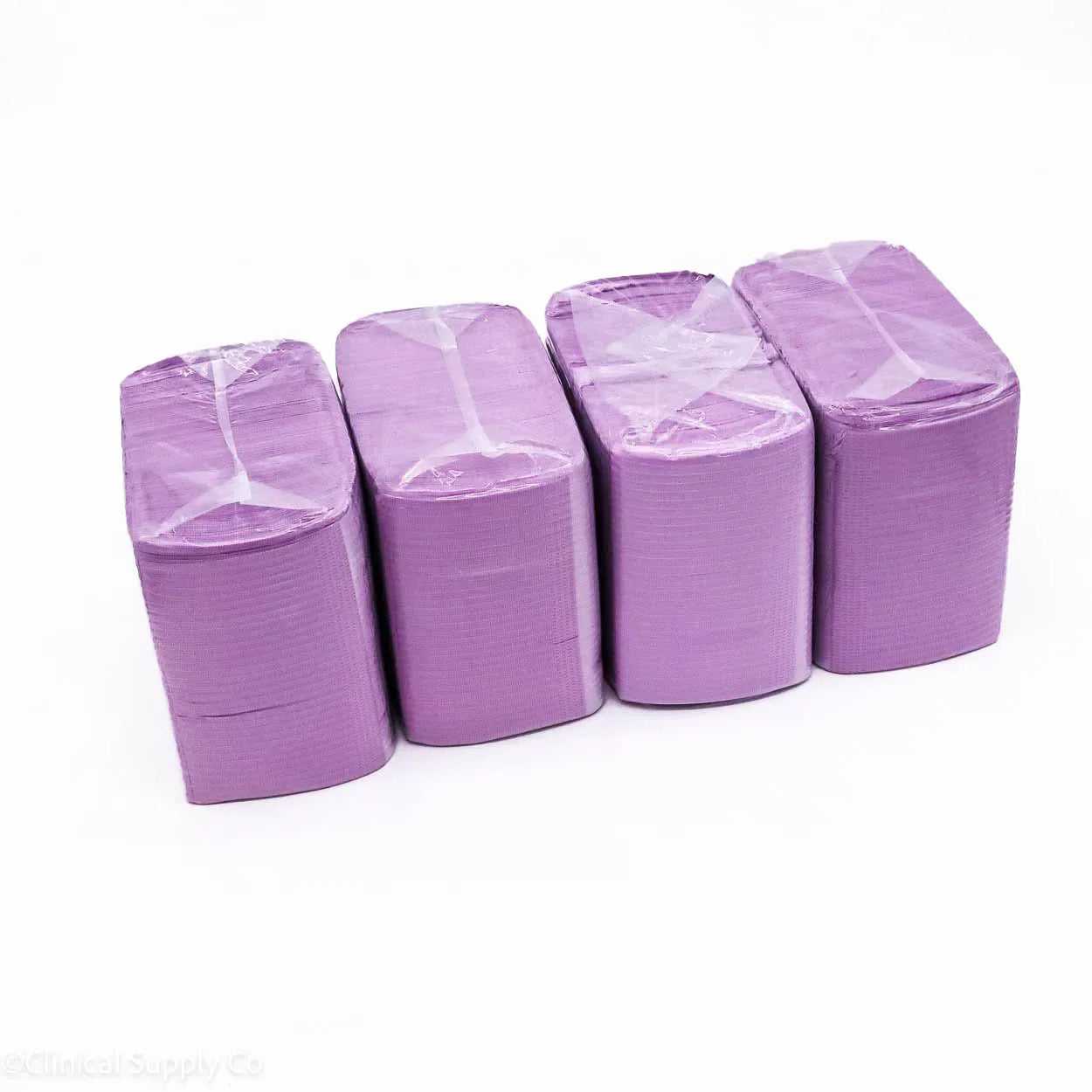 Posi-Guard® 2-Ply+Poly back Dental Bibs - 500 Bibs per Case in Green, Silver, Lavender or Blue, Unbeatable Quality - Clinical Supply Company