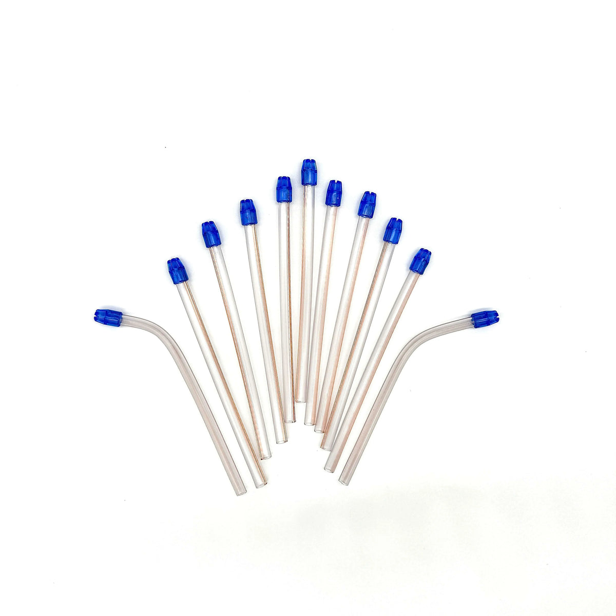 Posi-Shield® Saliva Ejectors, Clear with Blue Tip, 100 per bag, 20-Bags per case