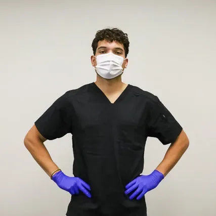 Posi-Shield Advanced™ Low Dermatitis Nitrile: Violet Blue Exam Gloves for Sensitive Skin, 100 per box - Clinical Supply Company