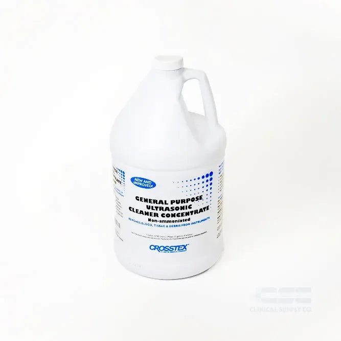 Crosstex General Purpose Ultrasonic Cleaner Concentrate, 1 Gallon Bottle/3.785L - Clinical Supply Company