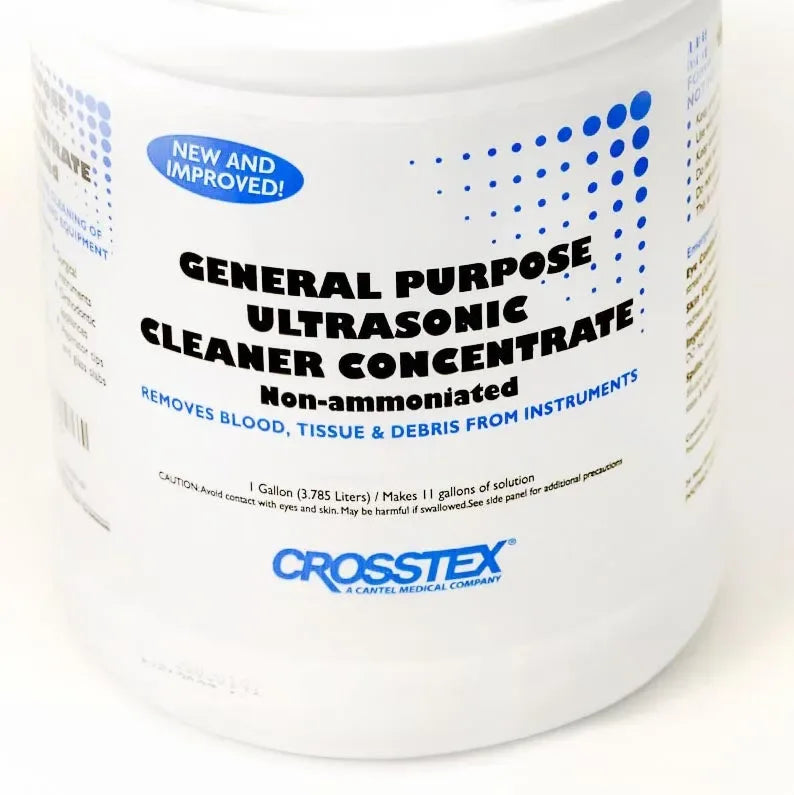 Crosstex General Purpose Ultrasonic Cleaner Concentrate, 1 Gallon Bottle/3.785L - Clinical Supply Company