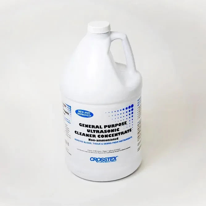 Crosstex General Purpose Ultrasonic Cleaner Concentrate, 1 Gallon Bottle/3.785L - Clinical Supply Company