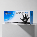 SurgiCare Plus Nitrile Exam Gloves, 3 mil, black, disposable, 200 per box, 10 bx per case
