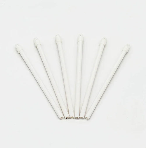Posi-Shield® Saliva Ejectors, White with White Tip, 100 per bag, 20-Bags per case