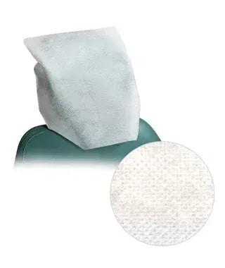 Crosstex 10" x 13" Non-Woven Headrest Cover with Extra Large Opening - Pack of 500
