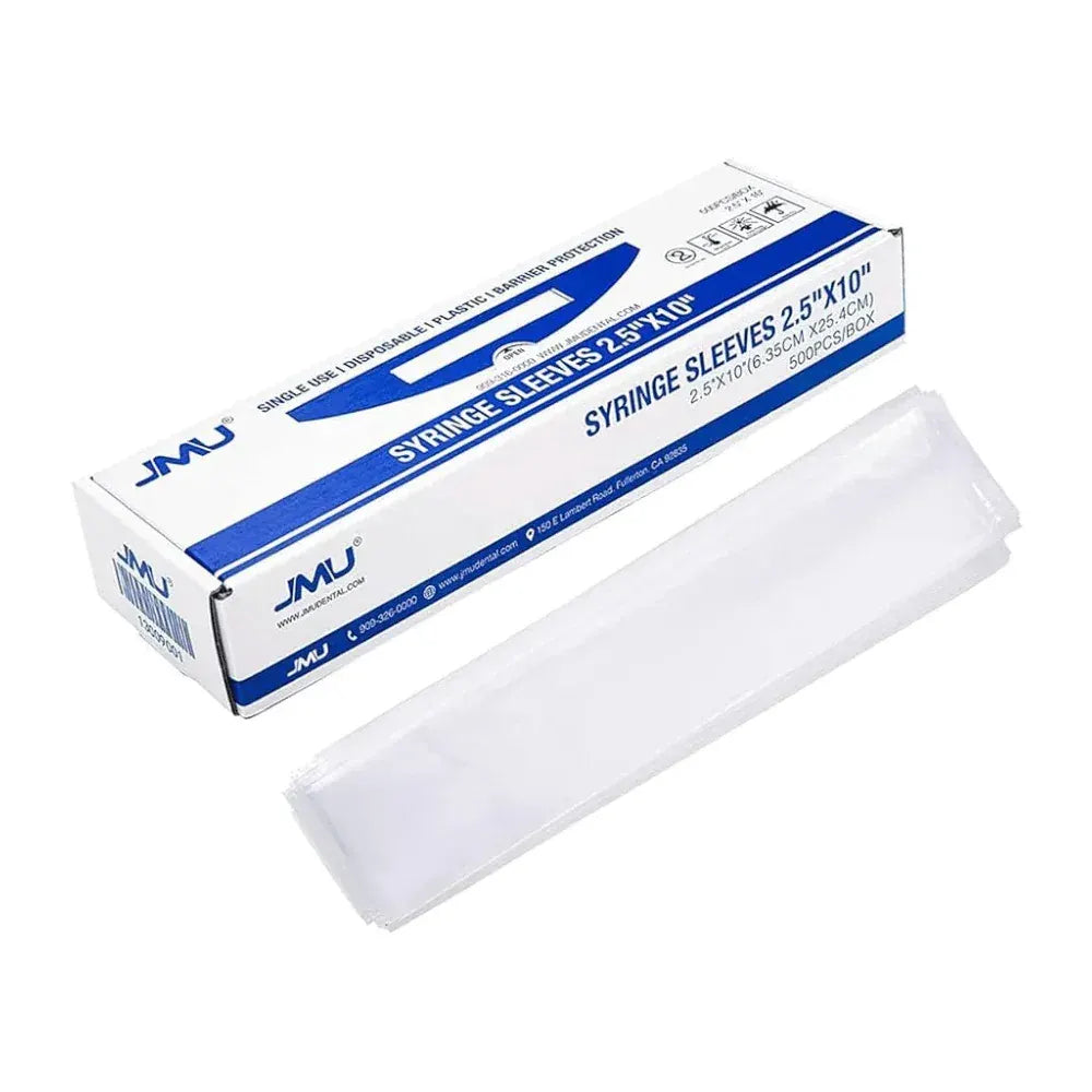 Clear Plastic Syringe Sleeve (Without Opening) 3"X22" - Pack of 2000