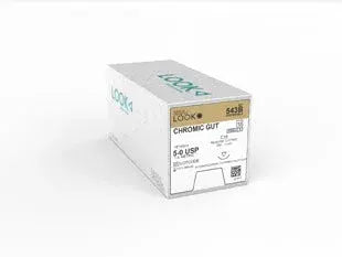 LOOK Chromic Gut Undyed 4-0 C6 Suture 27",  12 per box