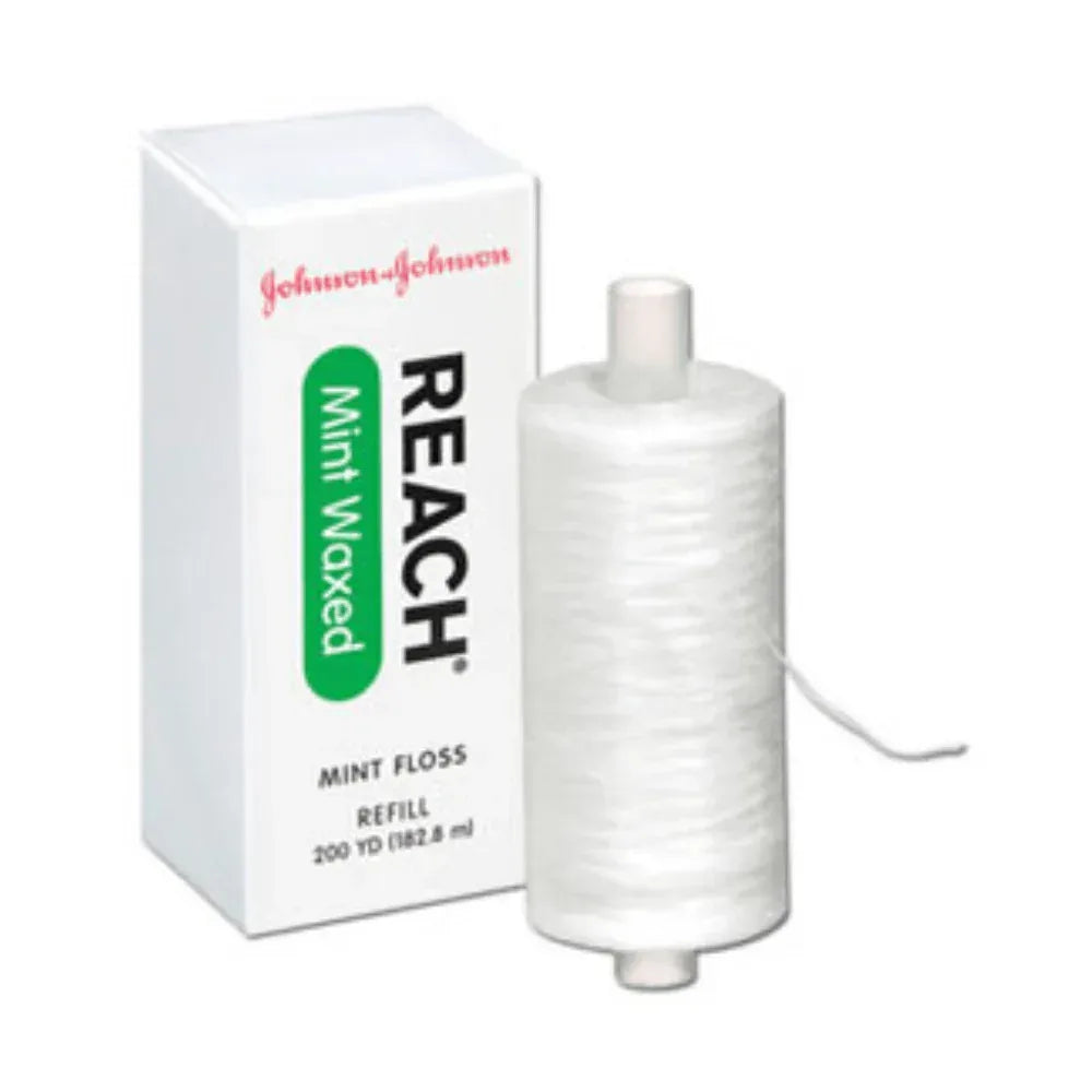 REACH Floss, Refill, Mint Waxed, 200 yrds, 1 refill per package