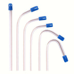 Posi-Shield® Saliva Ejectors, Clear with Blue Tip, 100 per bag, 20-Bags per case