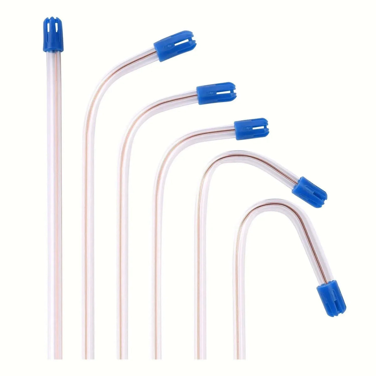 Posi-Shield® Saliva Ejectors, Clear with Blue Tip, 100 per bag, 20-Bags per case