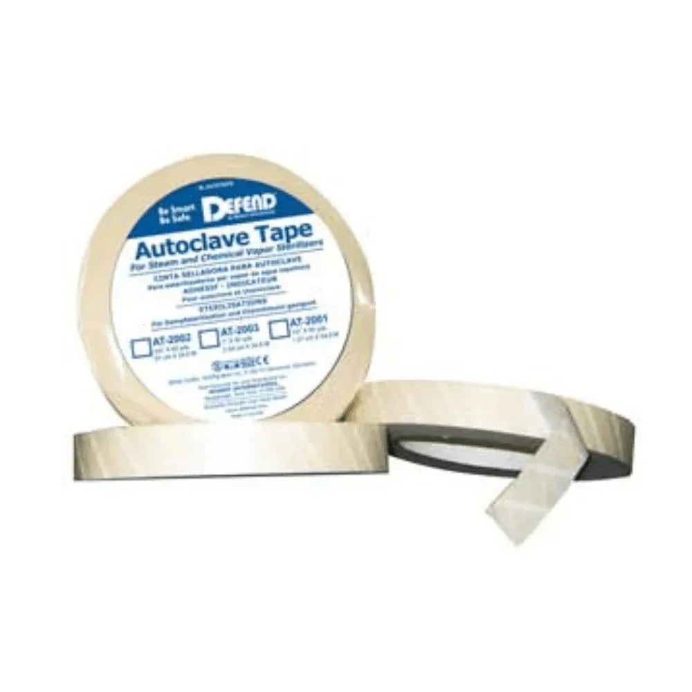 Steam Process Indicator Tape .50" 1 roll x 60yds,  Lead Free & Latex Free