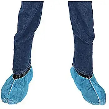 Shoe Cover, blue, non-skid, one size fits most, 100/pair per case