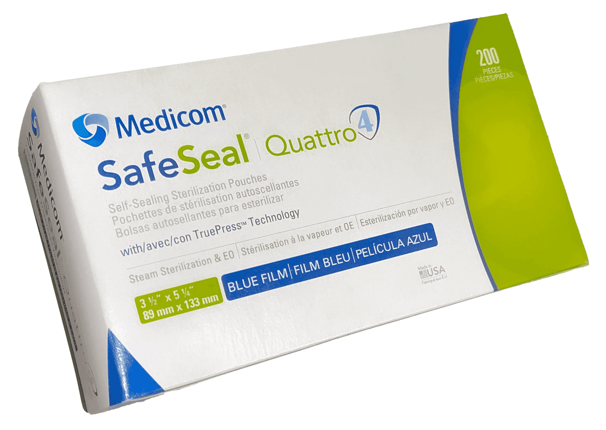 Medicom SafeSeal® Quattro Pouches | Reliable Sterilization